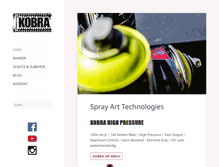 Tablet Screenshot of kobrapaint.de