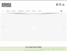 Tablet Screenshot of kobrapaint.com